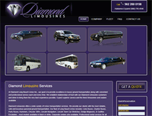 Tablet Screenshot of diamondlimolongbeach.com